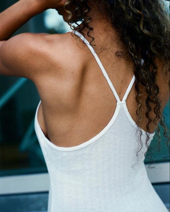  질 로드리게즈 숏 원피스 길 로드리게즈 포인트엘 마이크로 미니 드레스 화이트 - GIL RODRIGUEZ