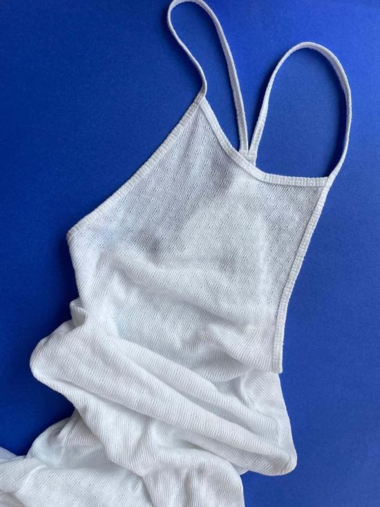  질 로드리게즈 숏 원피스 길 로드리게즈 포인트엘 마이크로 미니 드레스 화이트 - GIL RODRIGUEZ