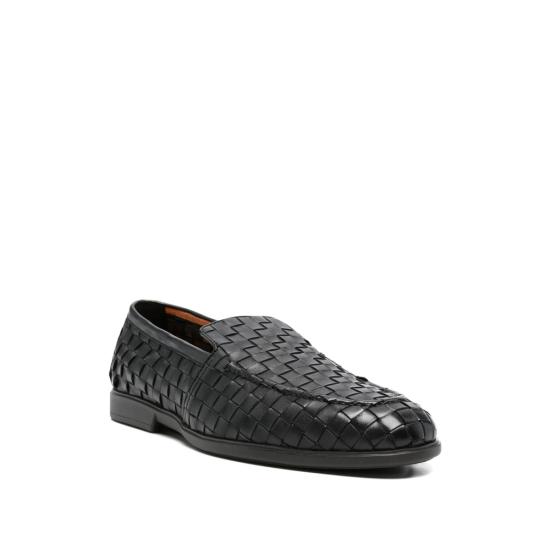 26SS 산토니 로퍼 MGAR19301SMOS RARN01 BLACK - SANTONI