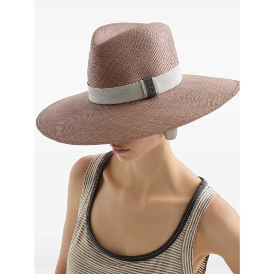 26SS 브루넬로 쿠치넬리 모자 MCAP90019 CUN68 BROWN - BRUNELLO CUCINELLI