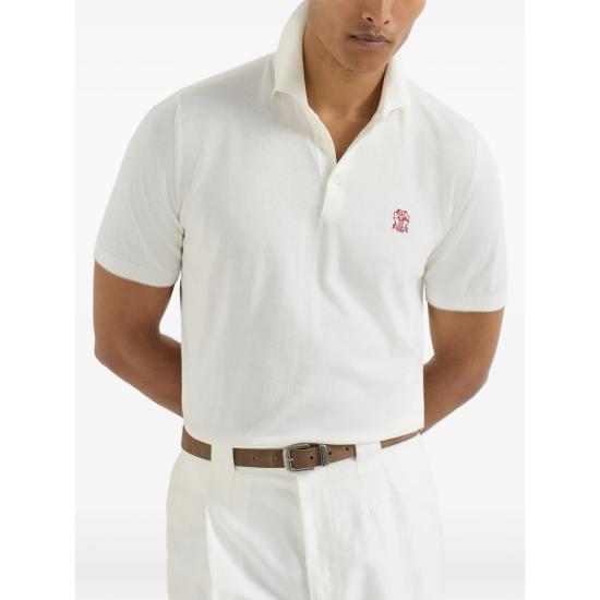 26SS 브루넬로 쿠치넬리 폴로 티셔츠 M29800195 CON63 NEUTRALS - BRUNELLO CUCINELLI