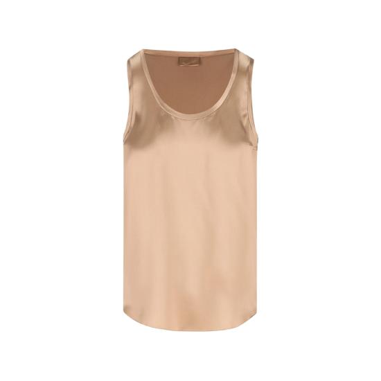 26SS 브루넬로 쿠치넬리 실크 탱크 탑 M0C59E0600 C9237 NEUTRALS