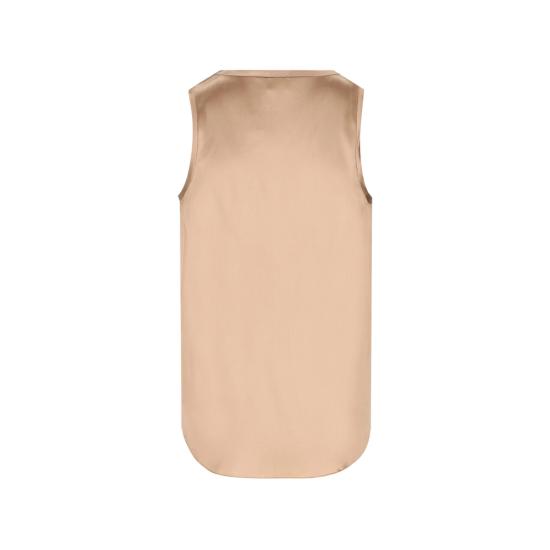 26SS 브루넬로 쿠치넬리 실크 탱크 탑 M0C59E0600 C9237 NEUTRALS - BRUNELLO CUCINELLI