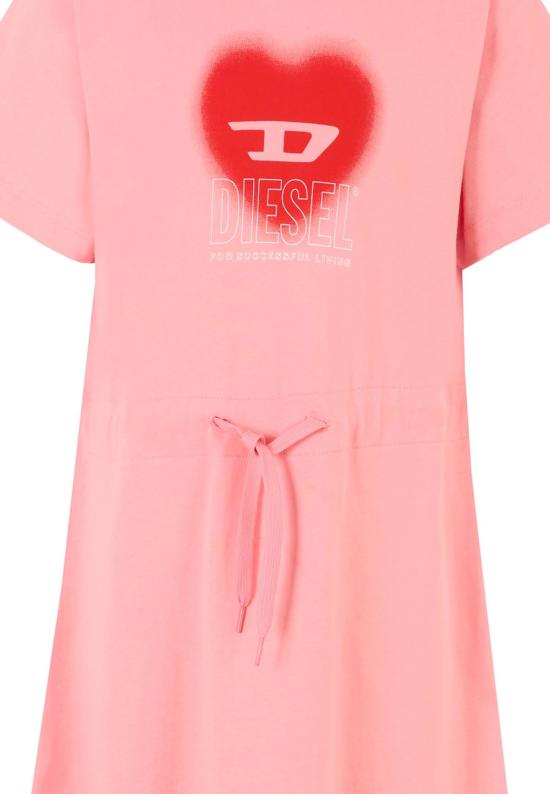  [키즈] 디젤 원피스 키즈 핑크 드레스 - DIESEL