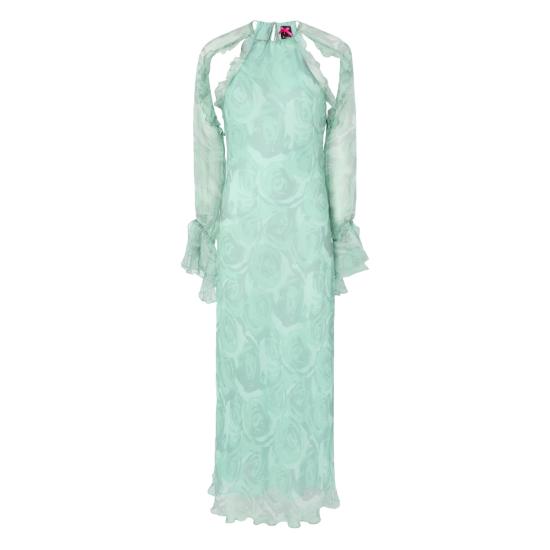 26SS 핑코 롱 원피스 106322 A34Q VGV GREEN