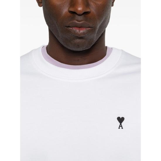 26SS 아미 ADC 크루넥 스웨트 셔츠 HSW763 730 100 WHITE - AMI