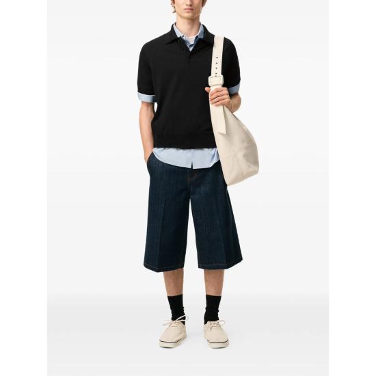 26SS 아미 폴로 티셔츠 HPL438 KN0039 0180 BLACK - AMI