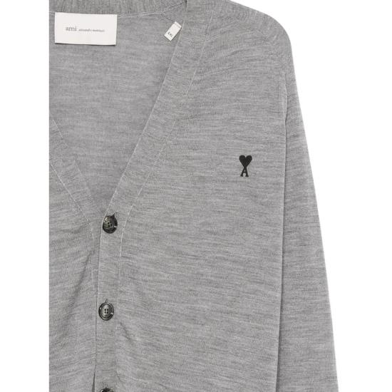 26SS 아미 가디건 HKC384 KN0039 0504 GREY - AMI