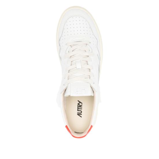 26SS 오트리 메달리스트 로우 스니커즈 AULM TB03 WHITE RED - AUTRY
