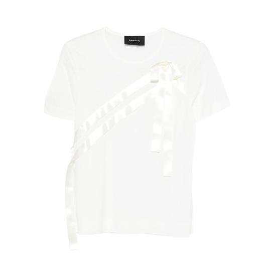 26SS 시몬로샤 반팔 티셔츠 5453 0571 IVORY WHITE