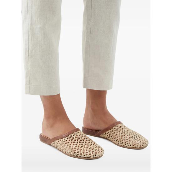 26SS 에이션트 그릭 뮬/슬리퍼 THE SLIPPER VACHETTA F NATUR NEUTRALS BROWN - ANCIENT GREEK