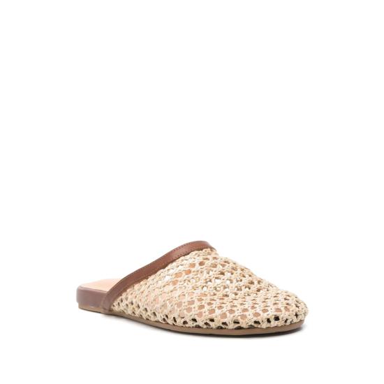 26SS 에이션트 그릭 뮬/슬리퍼 THE SLIPPER VACHETTA F NATUR NEUTRALS BROWN - ANCIENT GREEK