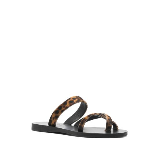 26SS 에이션트 그릭 부츠 DAPHNAE PONY LYNX BROWN BLACK - ANCIENT GREEK