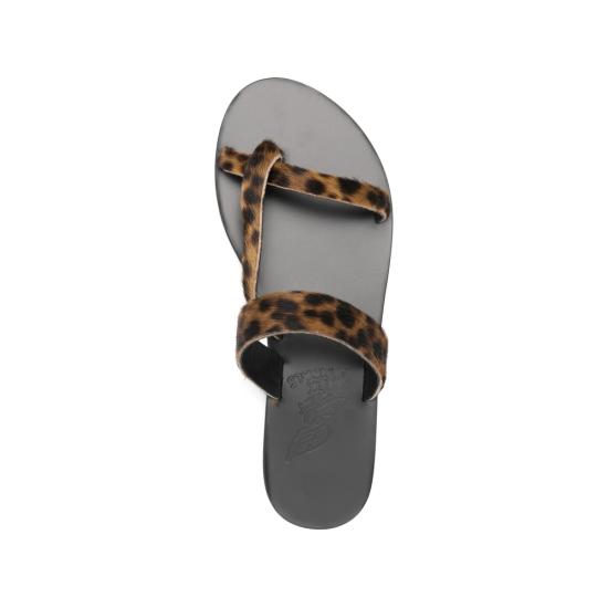 26SS 에이션트 그릭 부츠 DAPHNAE PONY LYNX BROWN BLACK - ANCIENT GREEK