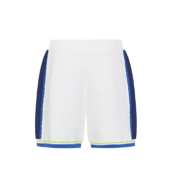 26SS 카사블랑카 숏팬츠 SS26 KW 1311 01 WHIBL WHITE BLUE - CASABLANCA