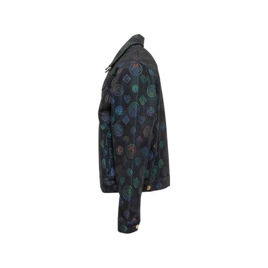 26SS 카사블랑카 데님 자켓 SP26 JK 446 01 HEATM BLUE - CASABLANCA