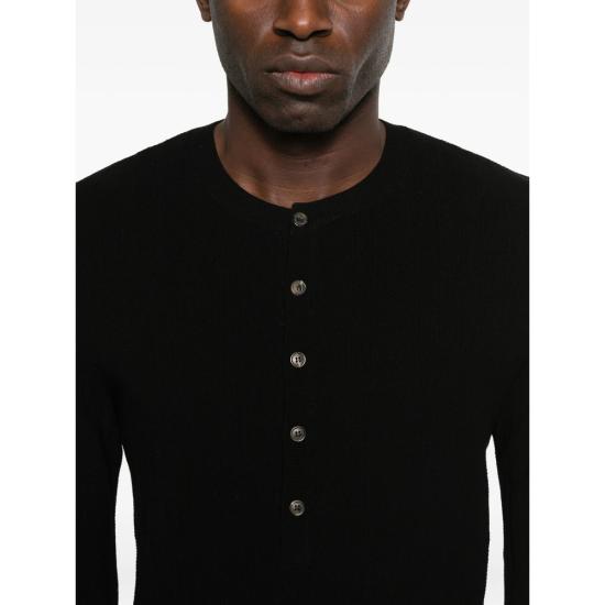 26SS 드리스 반 노튼 폴로 티셔츠 3701 021221 900 BLACK - DRIES VAN NOTEN