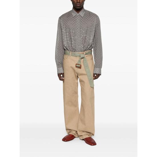 26SS 드리스 반 노튼 긴팔 셔츠 3109 020716 510 BLUE BROWN - DRIES VAN NOTEN