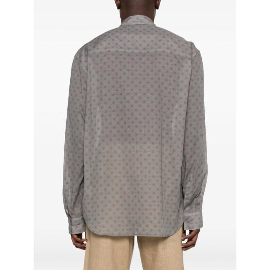 26SS 드리스 반 노튼 긴팔 셔츠 3109 020716 510 BLUE BROWN - DRIES VAN NOTEN