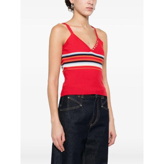 26SS 프랭키 비키니 민소매 티셔츠 33290CD HEART RED WHITE - FRANKIES BIKINIS