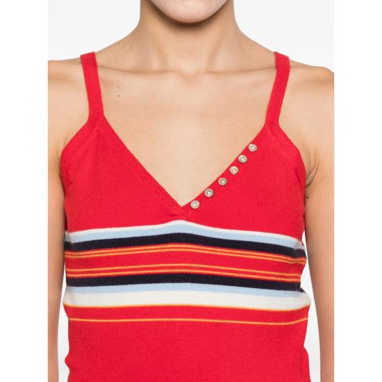 26SS 프랭키 비키니 민소매 티셔츠 33290CD HEART RED WHITE - FRANKIES BIKINIS