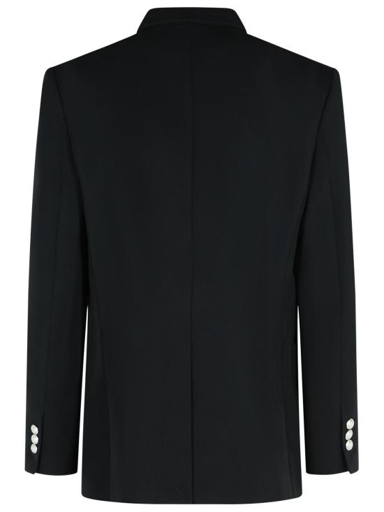  발망 수트 자켓 버진 울 블레이저 느와르 - BALMAIN