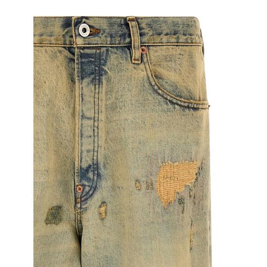 26SS 겐조 데님 팬츠 FG55DP4246Q8 DB BROWN - KENZO