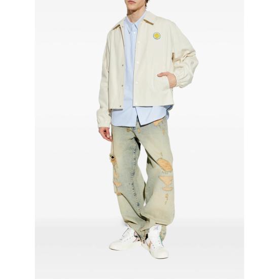 26SS 겐조 턴업 와이드 핏 진 FG55DP4246Q8 DB BLUE - KENZO