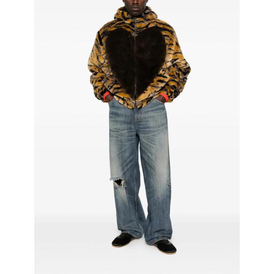 26SS 겐조 자켓 FG55BL1239IP 41 BROWN YELLOW - KENZO