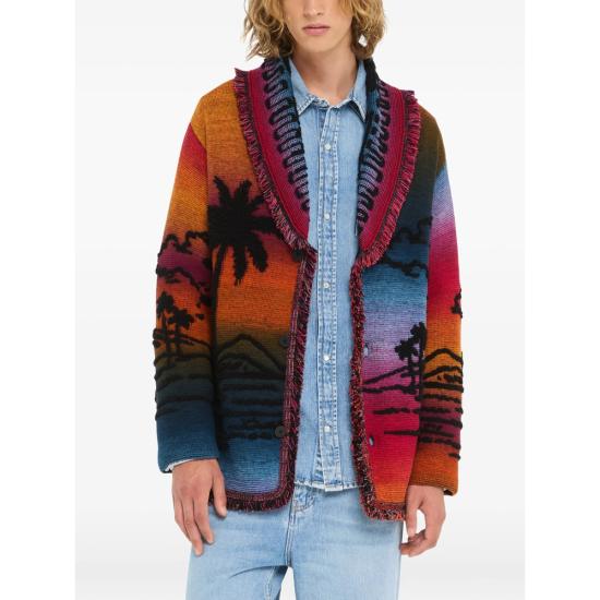 26SS 알라누이 가디건 LMHB039R26KN I002 8410 ORANGE BLUE - ALANUI