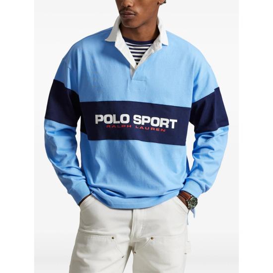 26SS 랄프 로렌 폴로 티셔츠 710B14771001 BLNAV BLUE - RALPH LAUREN