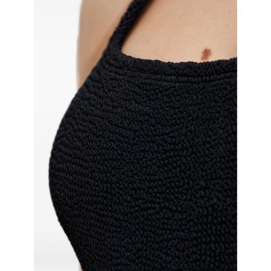 26SS 훈자 지 원피스 수영복 S SANDY CR CRINKLE BLACK - HUNZA G