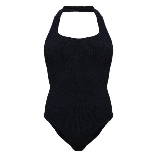 26SS 훈자 지 원피스 수영복 S SANDY CR CRINKLE BLACK - HUNZA G