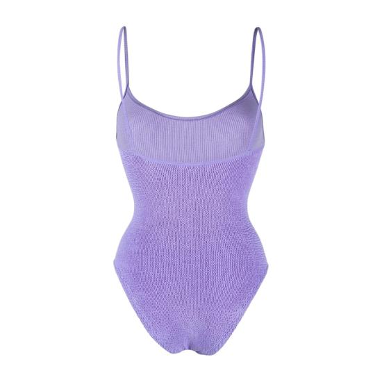 26SS 훈자 지 원피스 수영복 S PAMELA C CRINKLE LILAC PURPLE - HUNZA G