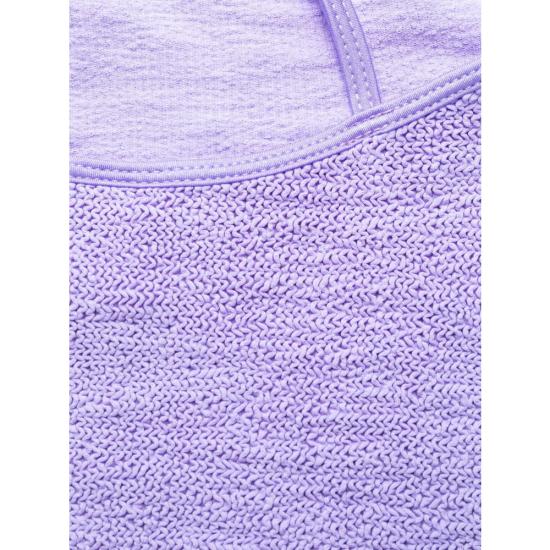 26SS 훈자 지 원피스 수영복 S PAMELA C CRINKLE LILAC PURPLE - HUNZA G