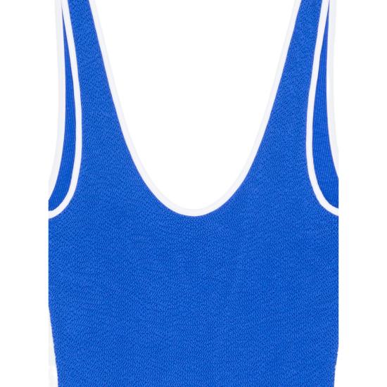 26SS 훈자 지 원피스 수영복 S FAYE CR CRINKLE ROBLU BLUE - HUNZA G