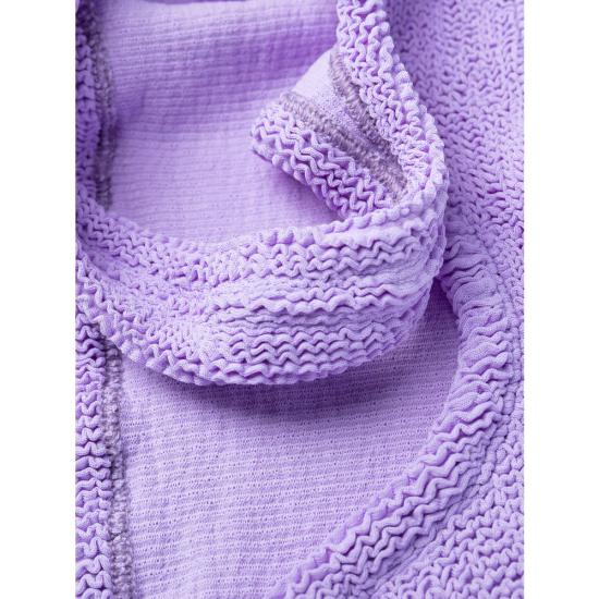 26SS 훈자 지 비키니 수영복 B XANDRA CR CRINKLE LILAC PURPLE - HUNZA G