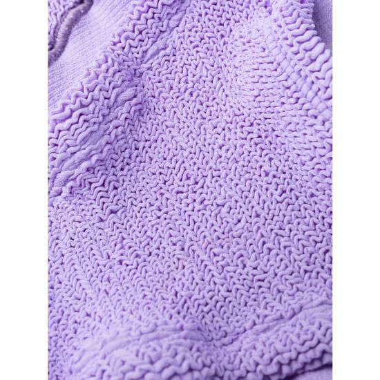 26SS 훈자 지 비키니 수영복 B XANDRA CR CRINKLE LILAC PURPLE - HUNZA G