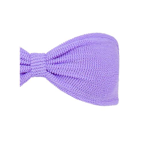 26SS 훈자 지 비키니 수영복 B JEAN CR CRINKLE LILAC PURPLE - HUNZA G