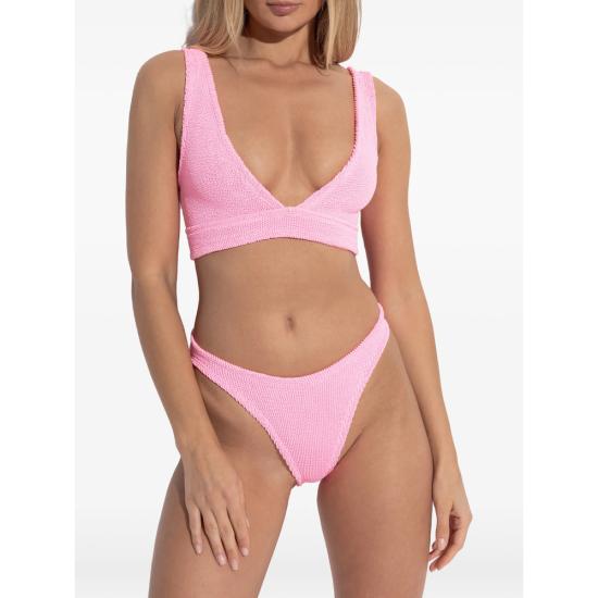 26SS 훈자 지 비키니 수영복 B CARLA CR CRINKLE BUBBL PINK - HUNZA G