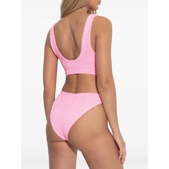 26SS 훈자 지 비키니 수영복 B CARLA CR CRINKLE BUBBL PINK - HUNZA G