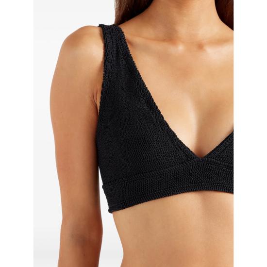 26SS 훈자 지 비키니 수영복 B ANGEL CR CRINKLE BLACK - HUNZA G