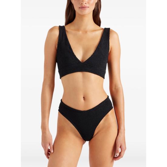 26SS 훈자 지 비키니 수영복 B ANGEL CR CRINKLE BLACK - HUNZA G