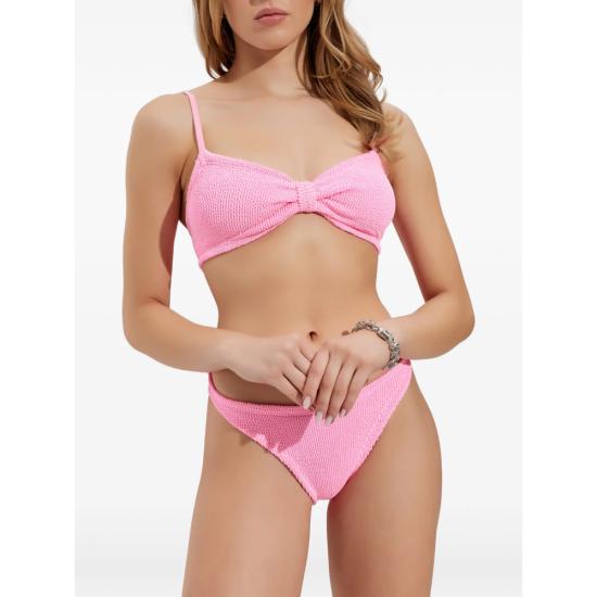 26SS 훈자 지 비키니 수영복 B ALICIA CR CRINKLE BUBBL PINK - HUNZA G