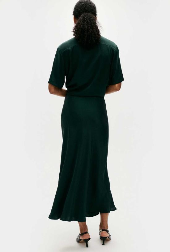  실크 런드리 롱 스커트 실크 세탁용 긴 바이어스컷 스커트 스카라브 - SILK LAUNDRY