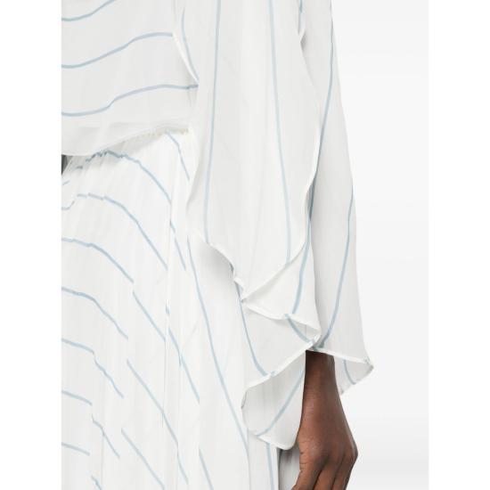 26SS 본디 본 블라우스 TO20022SG CAPRI SMS WHITE BLUE - BONDI BORN