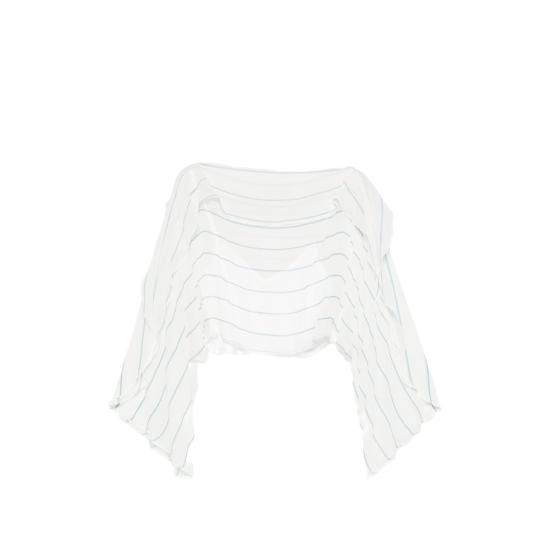 26SS 본디 본 블라우스 TO20022SG CAPRI SMS WHITE BLUE