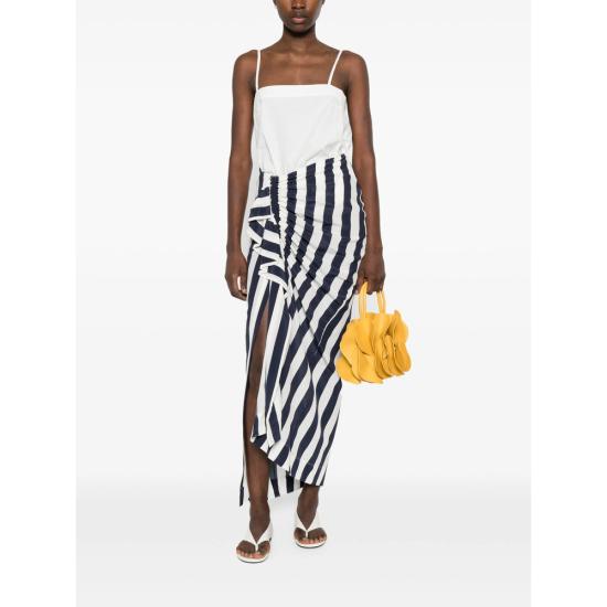 26SS Bondi Born 롱 스커트 SK50644 ORTA NVS BLUE WHITE - BONDI BORN