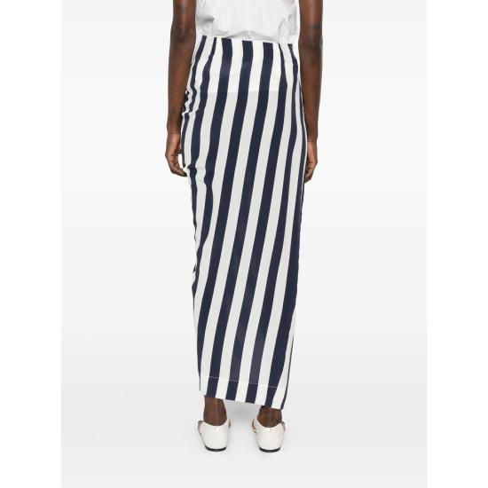 26SS Bondi Born 롱 스커트 SK50644 ORTA NVS BLUE WHITE - BONDI BORN