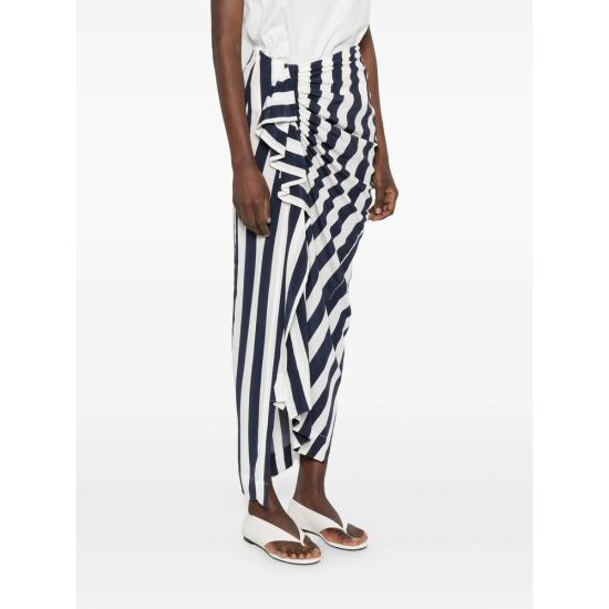 26SS Bondi Born 롱 스커트 SK50644 ORTA NVS BLUE WHITE - BONDI BORN